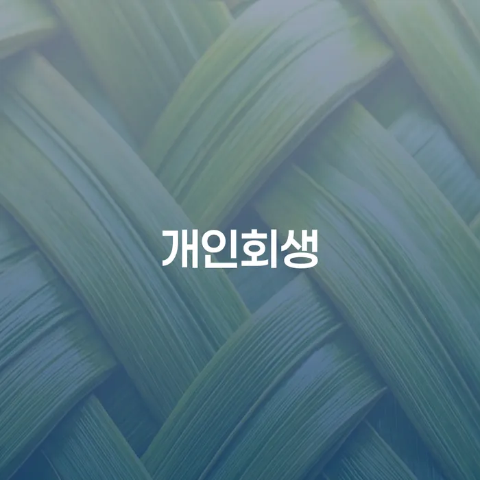 김제개인회생으로 채무 해결하기